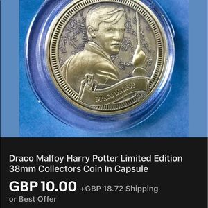 Rare Harry Potter coin
